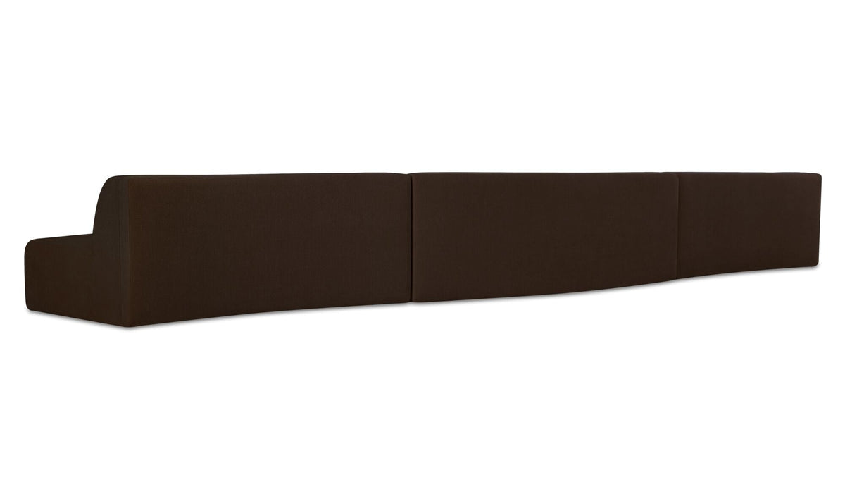 Sectionnel modulaire Naomi | Formes courbes | 2 configurations | 2 couleurs