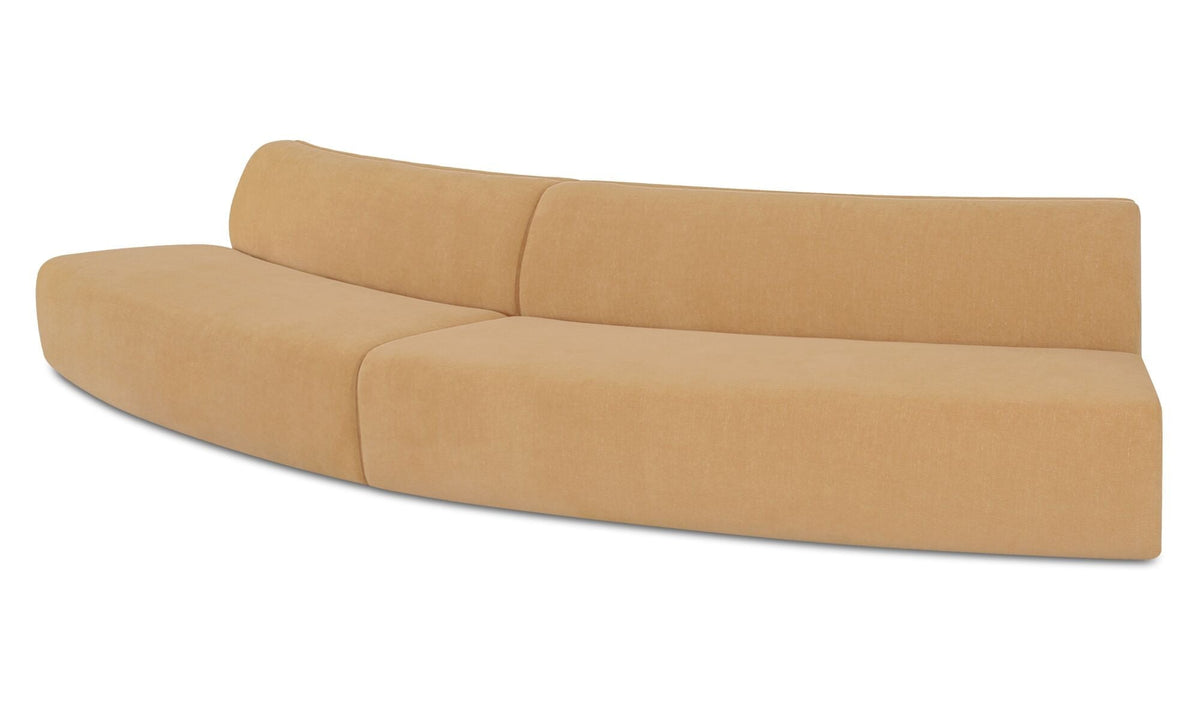 Sectionnel modulaire Naomi | Formes courbes | 2 configurations | 2 couleurs