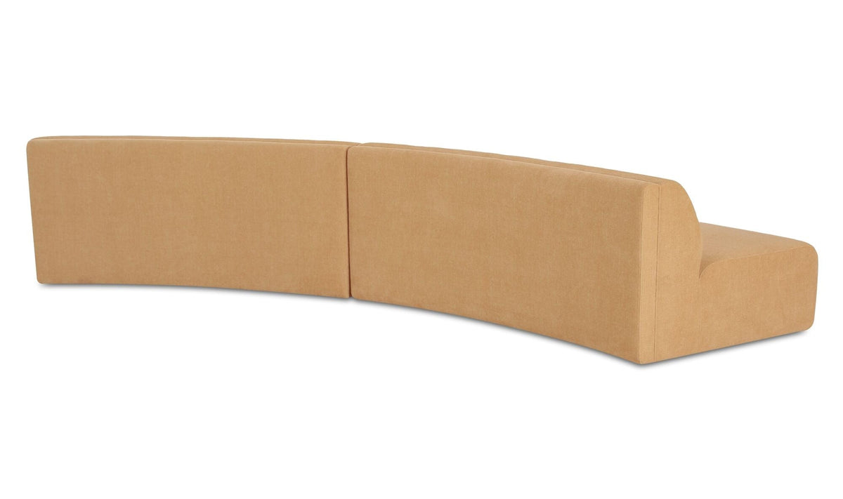 Sectionnel modulaire Naomi | Formes courbes | 2 configurations | 2 couleurs