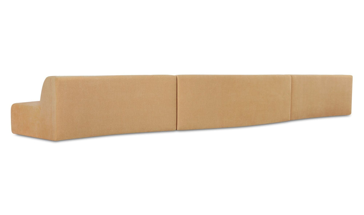 Sectionnel modulaire Naomi | Formes courbes | 2 configurations | 2 couleurs