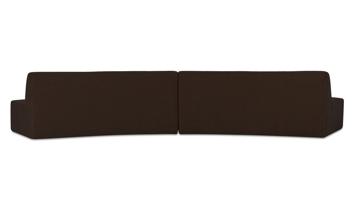Sectionnel modulaire Naomi | Formes courbes | 2 configurations | 2 couleurs