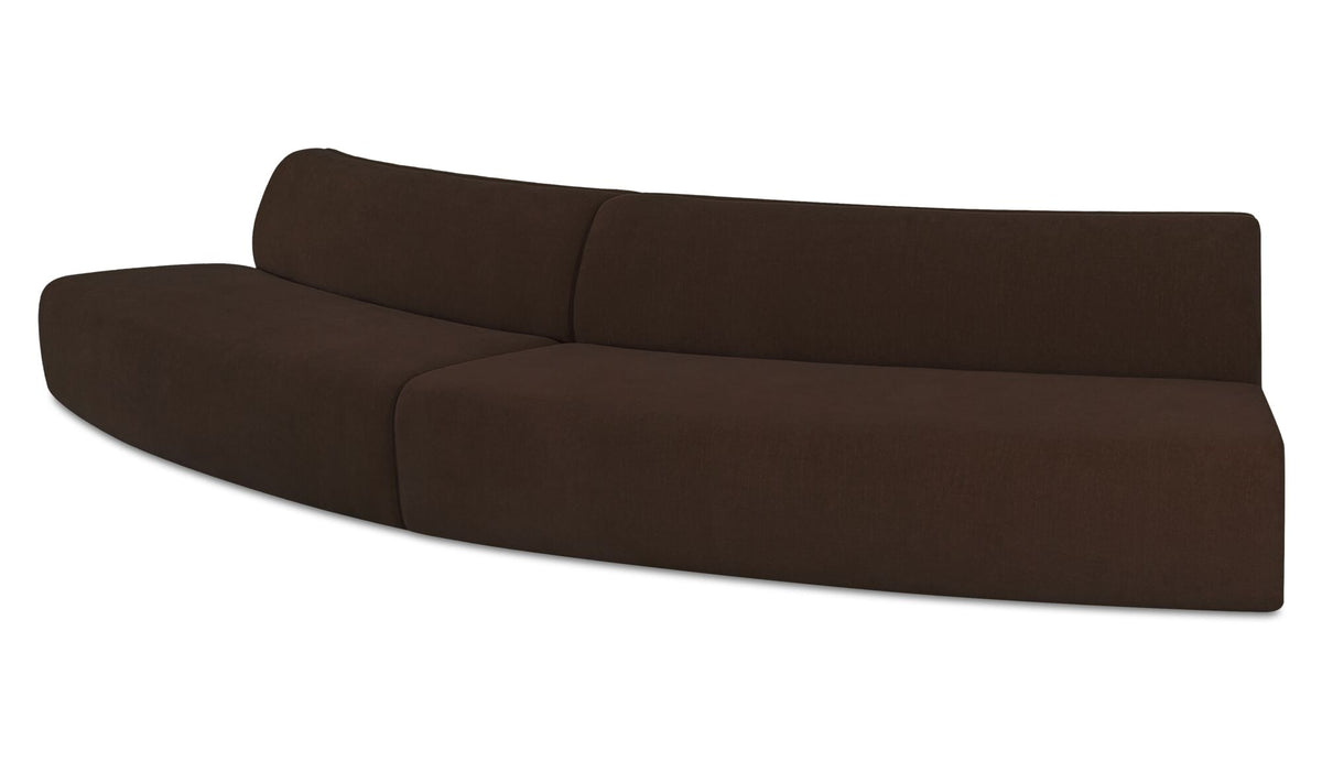 Sectionnel modulaire Naomi | Formes courbes | 2 configurations | 2 couleurs