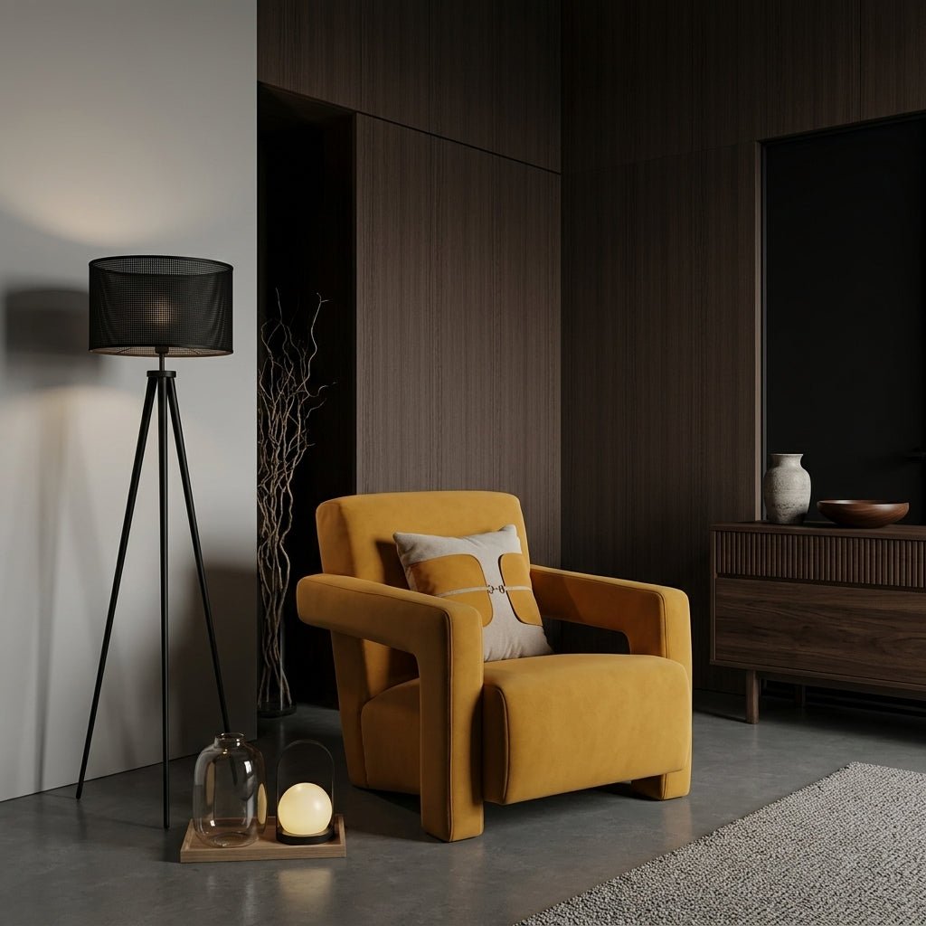 Fauteuil Naples | Bois massif | Tissu respirant | Fait à la commande