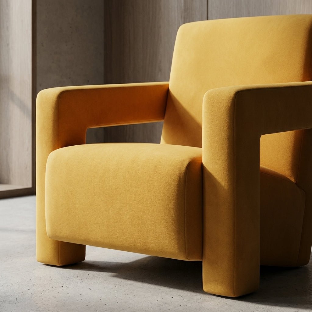 Fauteuil Naples | Bois massif | Tissu respirant | Fait à la commande