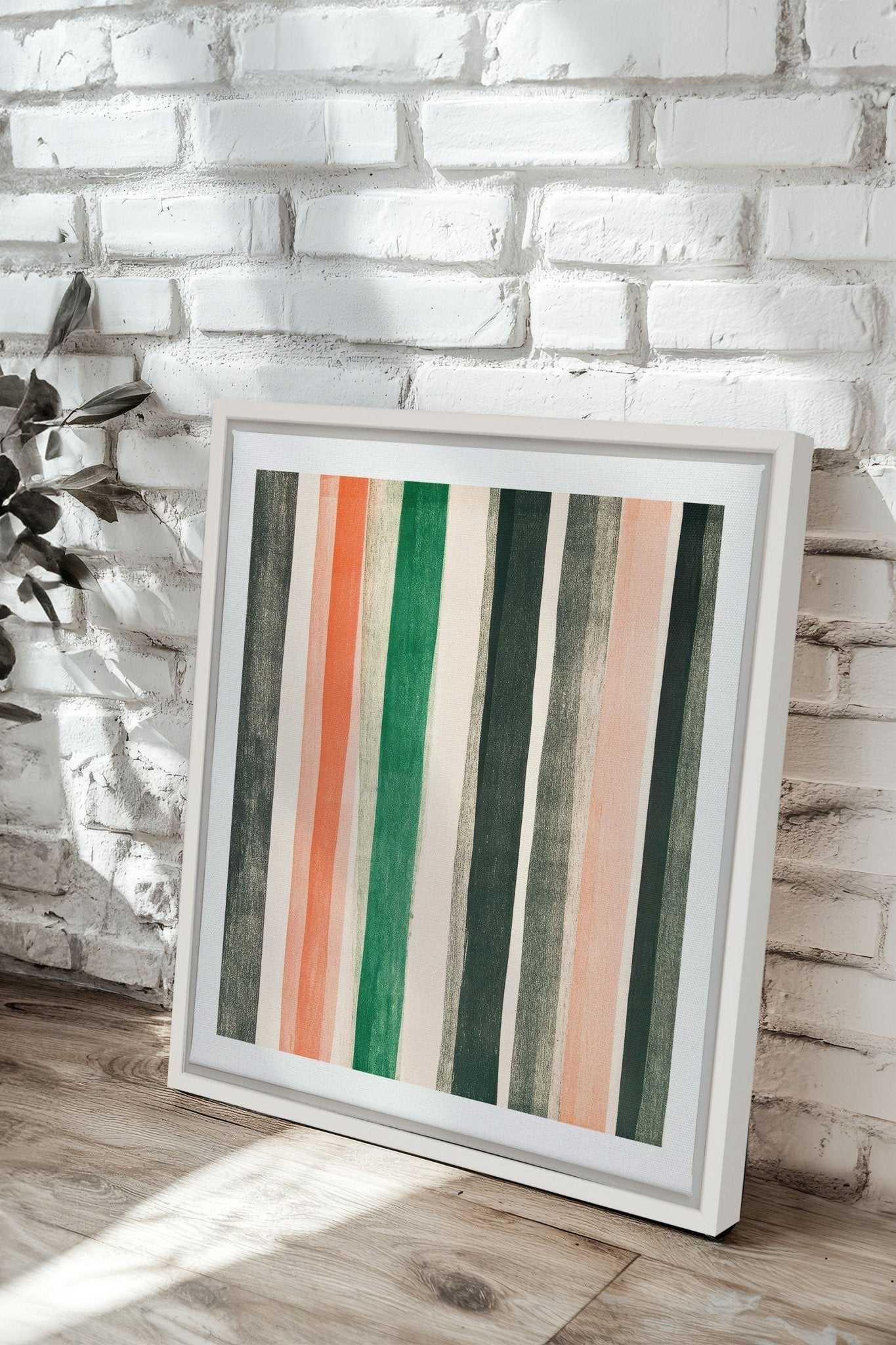 NATURAL LINES, Oeuvre sur toile étirée - Les Trouvailles de JustinecanvasOleka Canvas18x18Blanc