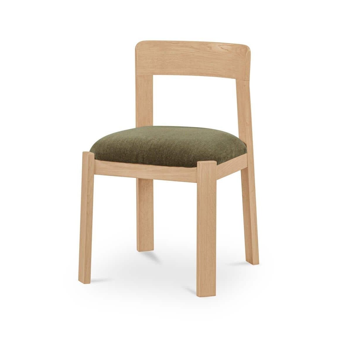 Ensemble de 2 chaises de salle à manger Olsen | Chêne massif | 2 couleurs