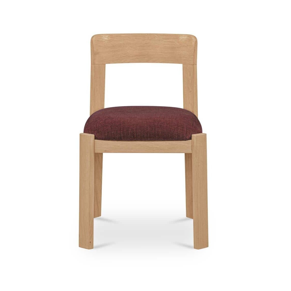 Ensemble de 2 chaises de salle à manger Olsen | Chêne massif | 2 couleurs