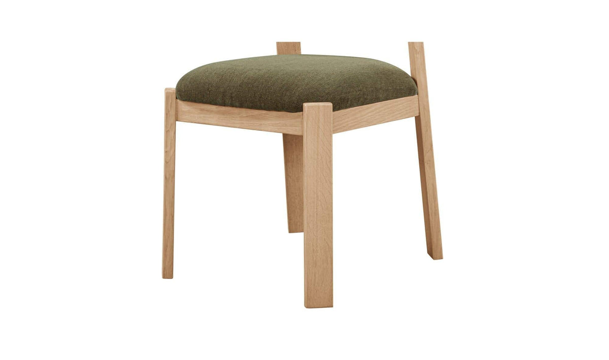 Ensemble de 2 chaises de salle à manger Olsen | Chêne massif | 2 couleurs