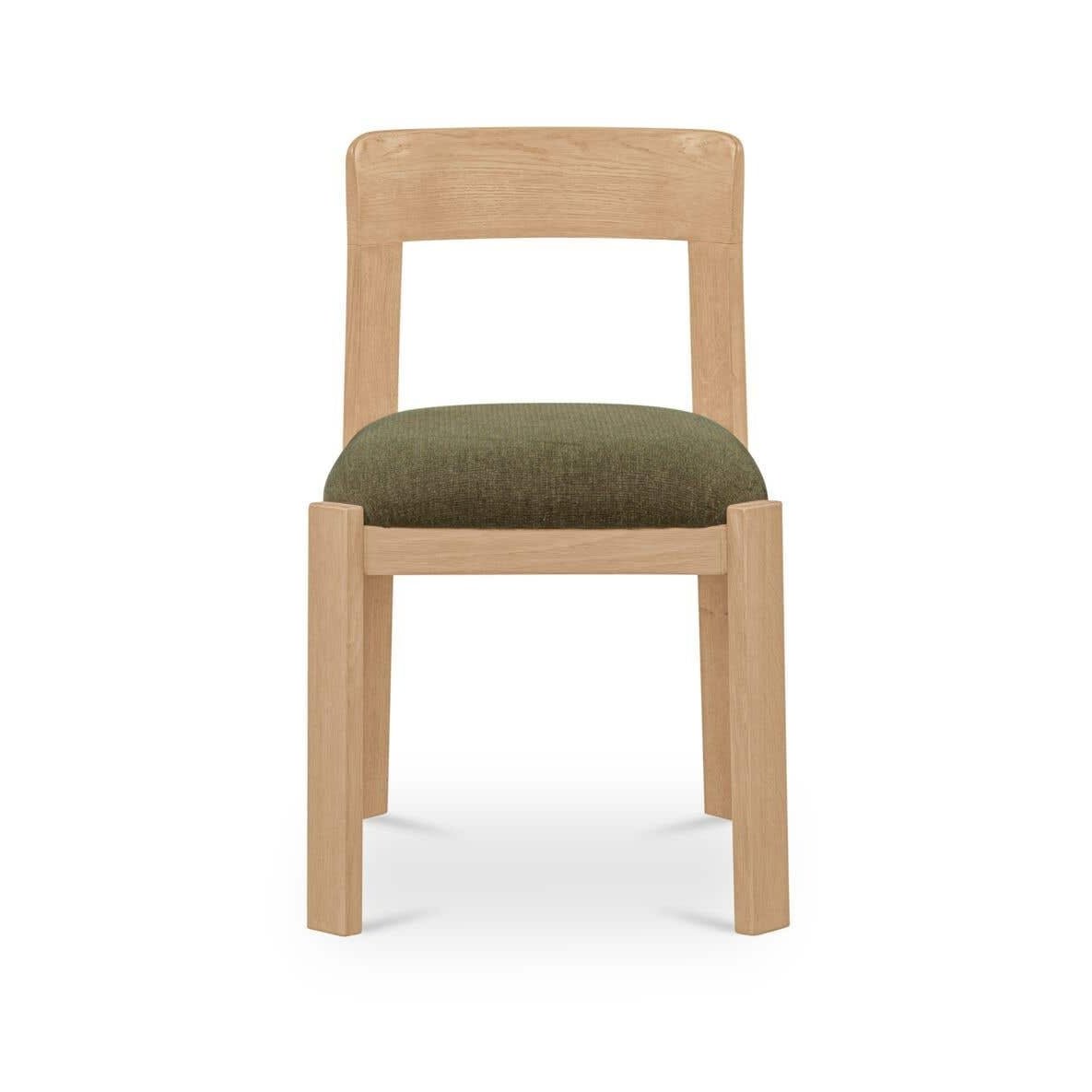 Ensemble de 2 chaises de salle à manger Olsen | Chêne massif | 2 couleurs