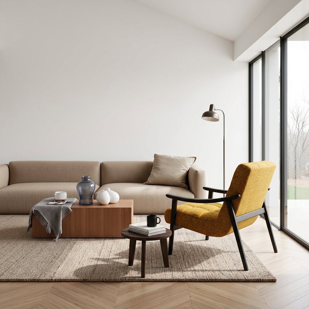 Fauteuil Opava | Bois massif | Fait à la main | Style mid-century