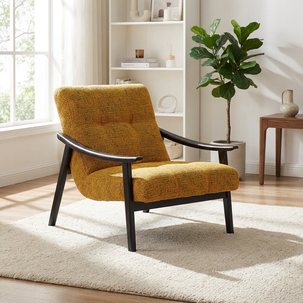 Fauteuil Opava | Bois massif | Fait à la main | Style mid-century