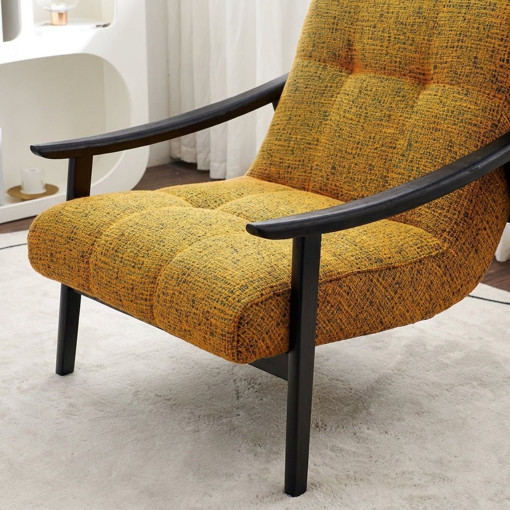 Fauteuil Opava | Bois massif | Fait à la main | Style mid-century