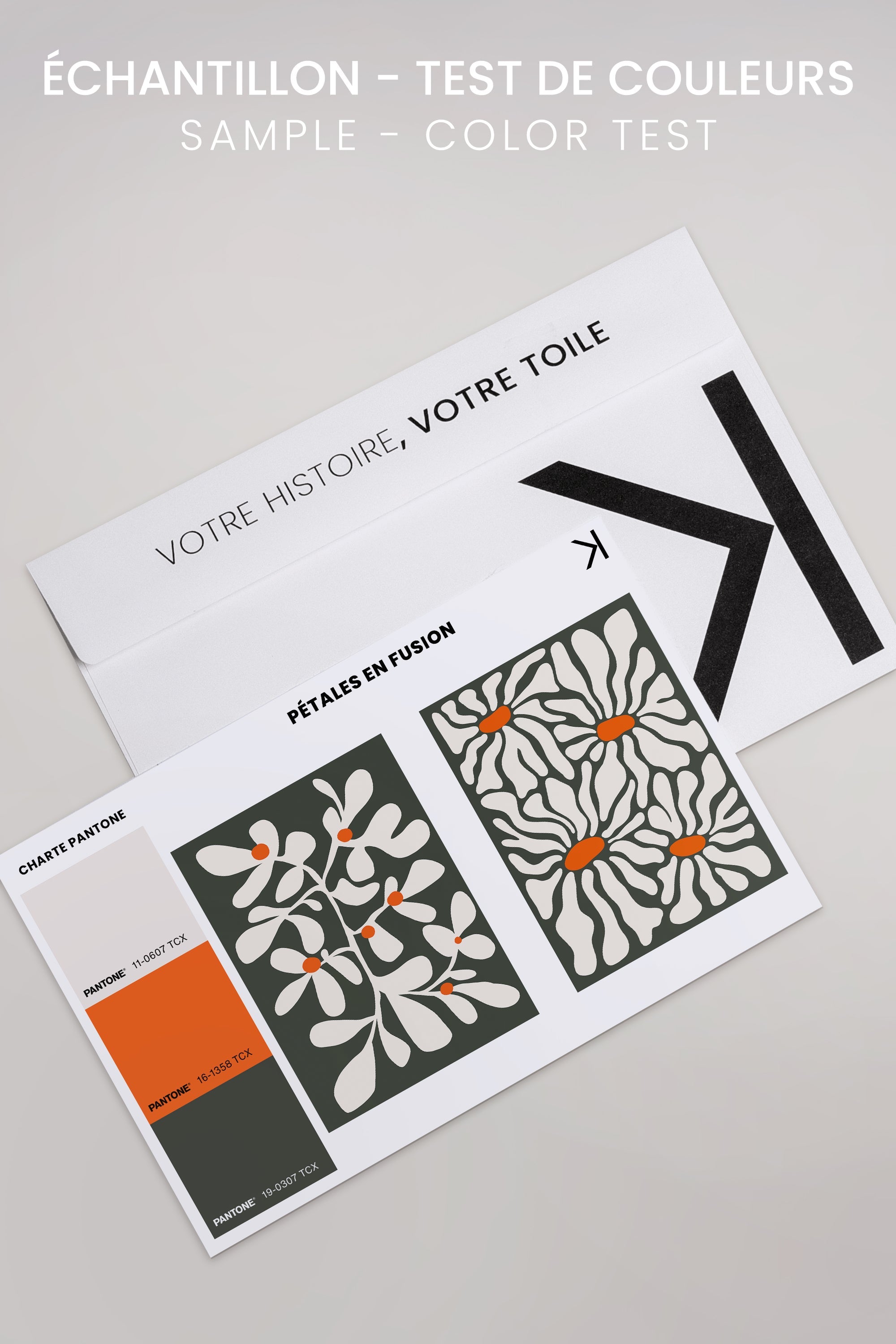 PÉTALES EN FUSION (2 Oeuvres sur toile étirée)