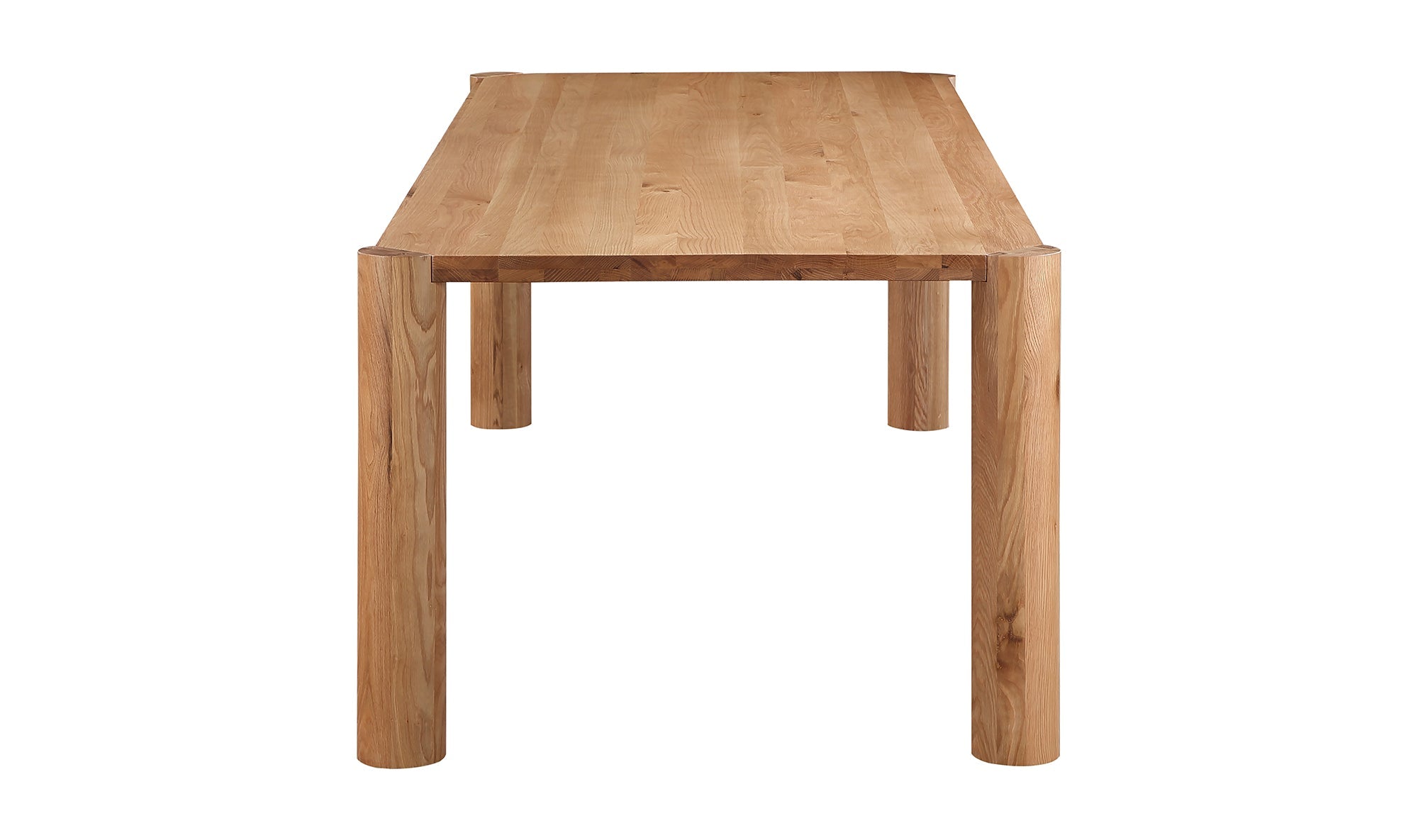 Table à manger Port Elizabeth en chêne blanc massif | Jusqu’à 8 places