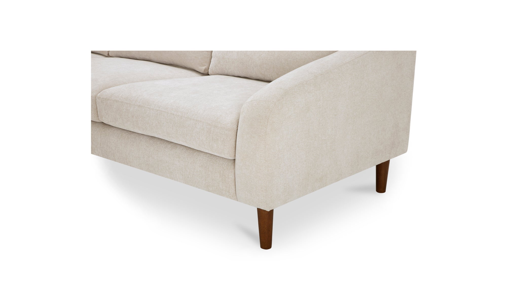 Canapé sectionnel Qarchak | Chaise longue réversible | Tissu recyclé