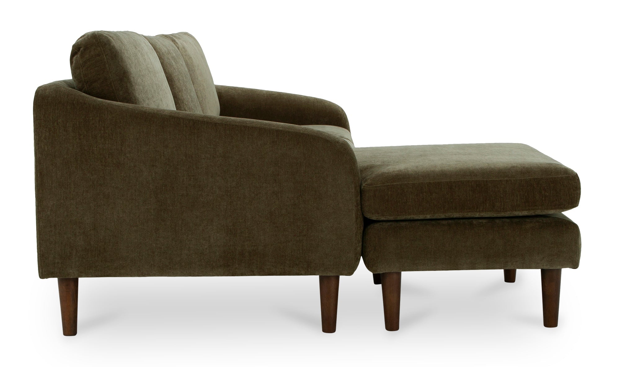 Canapé sectionnel Qarchak | Chaise longue réversible | Tissu recyclé