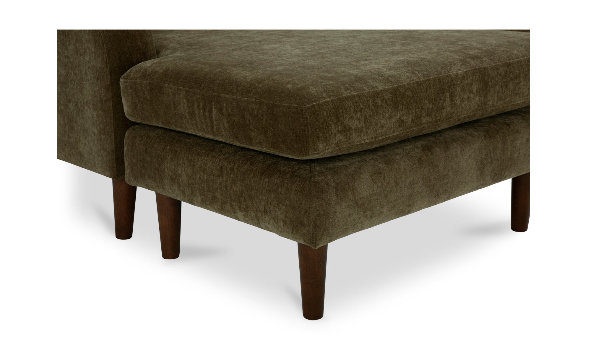 Canapé sectionnel Qarchak | Chaise longue réversible | Tissu recyclé