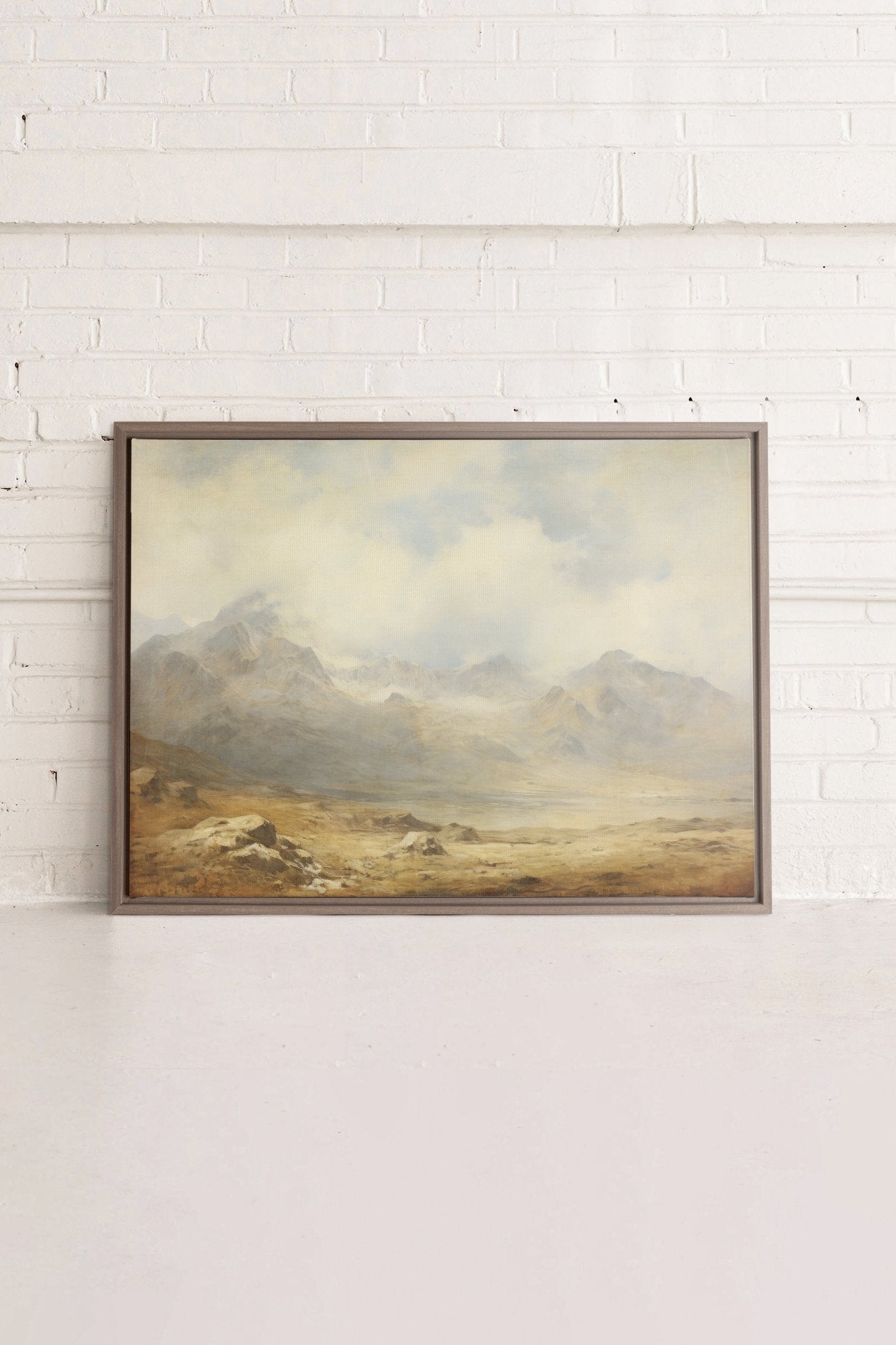 Quiet Highlands, Oeuvre sur toile étirée - Les Trouvailles de JustinecanvasOleka Canvas16x12Bois Oak