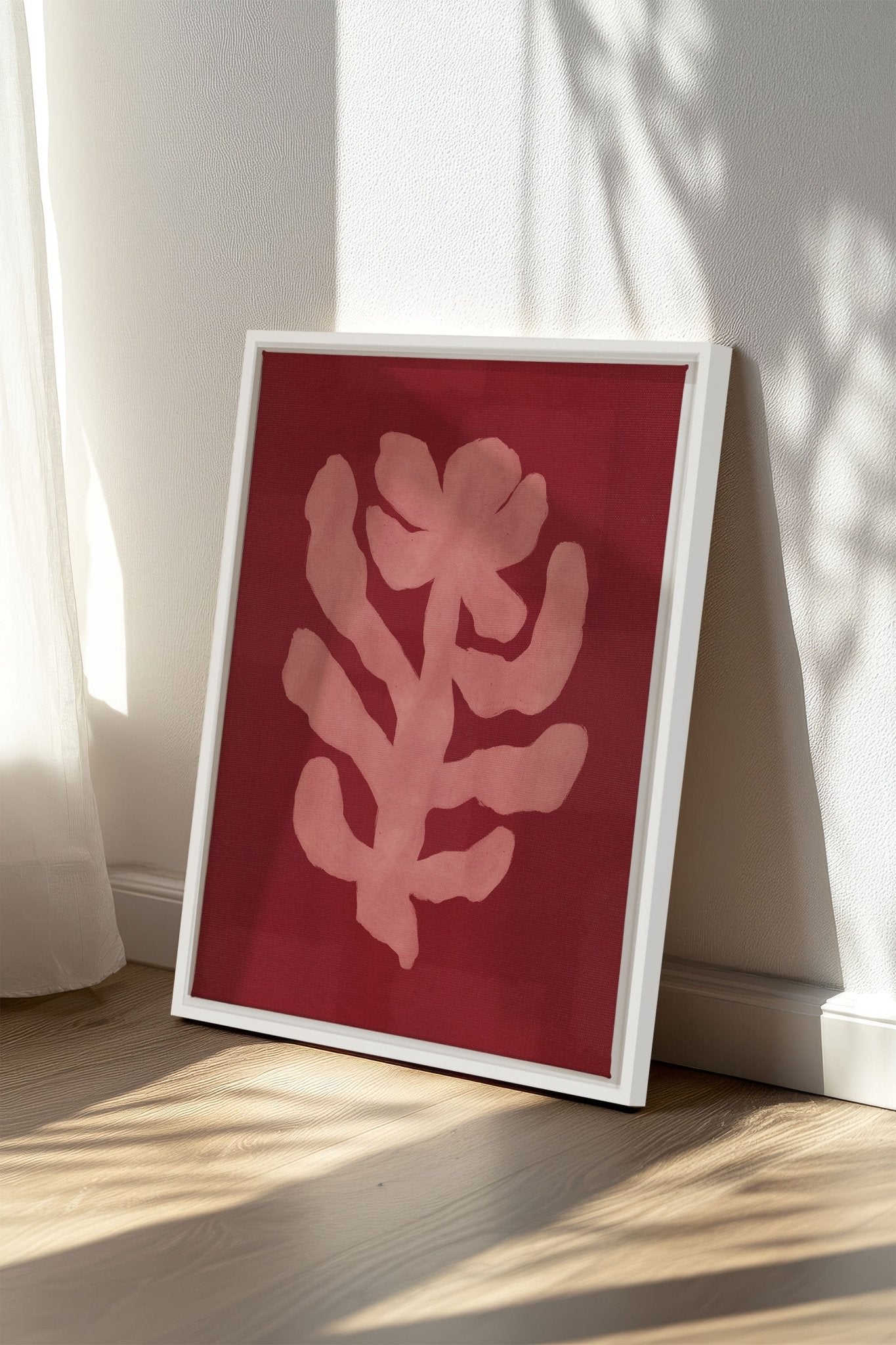 RED CHERRY, Oeuvre sur toile étirée - Les Trouvailles de JustinecanvasOleka Canvas12x16Blanc