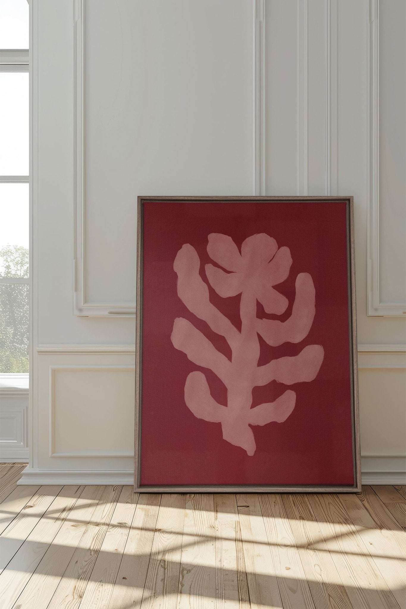 RED CHERRY, Oeuvre sur toile étirée - Les Trouvailles de JustinecanvasOleka Canvas12x16Bois Oak