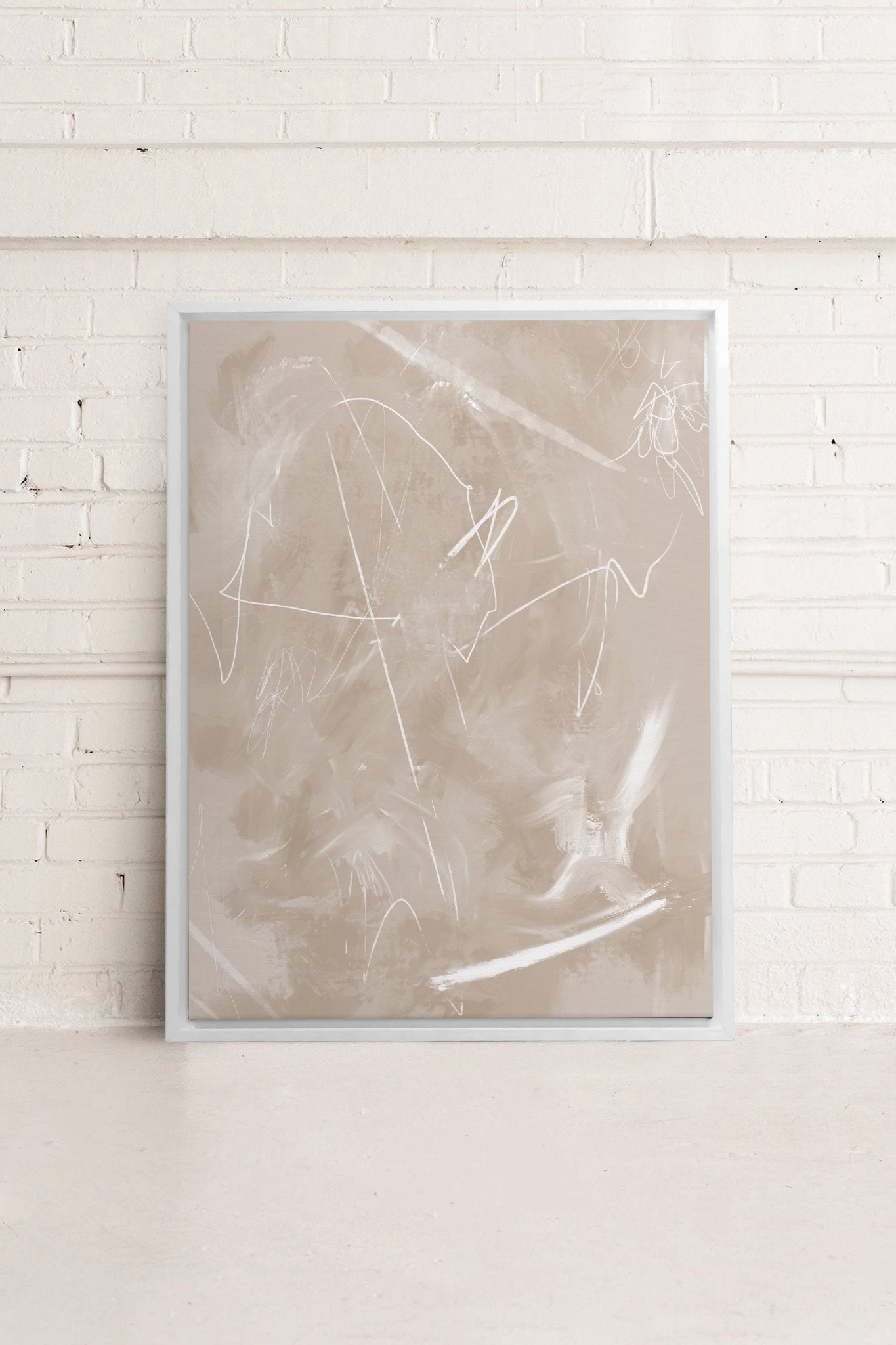 SABLE ÉTOILÉ, Oeuvre sur toile étirée - Les Trouvailles de JustinecanvasOleka Canvas12x16Blanc