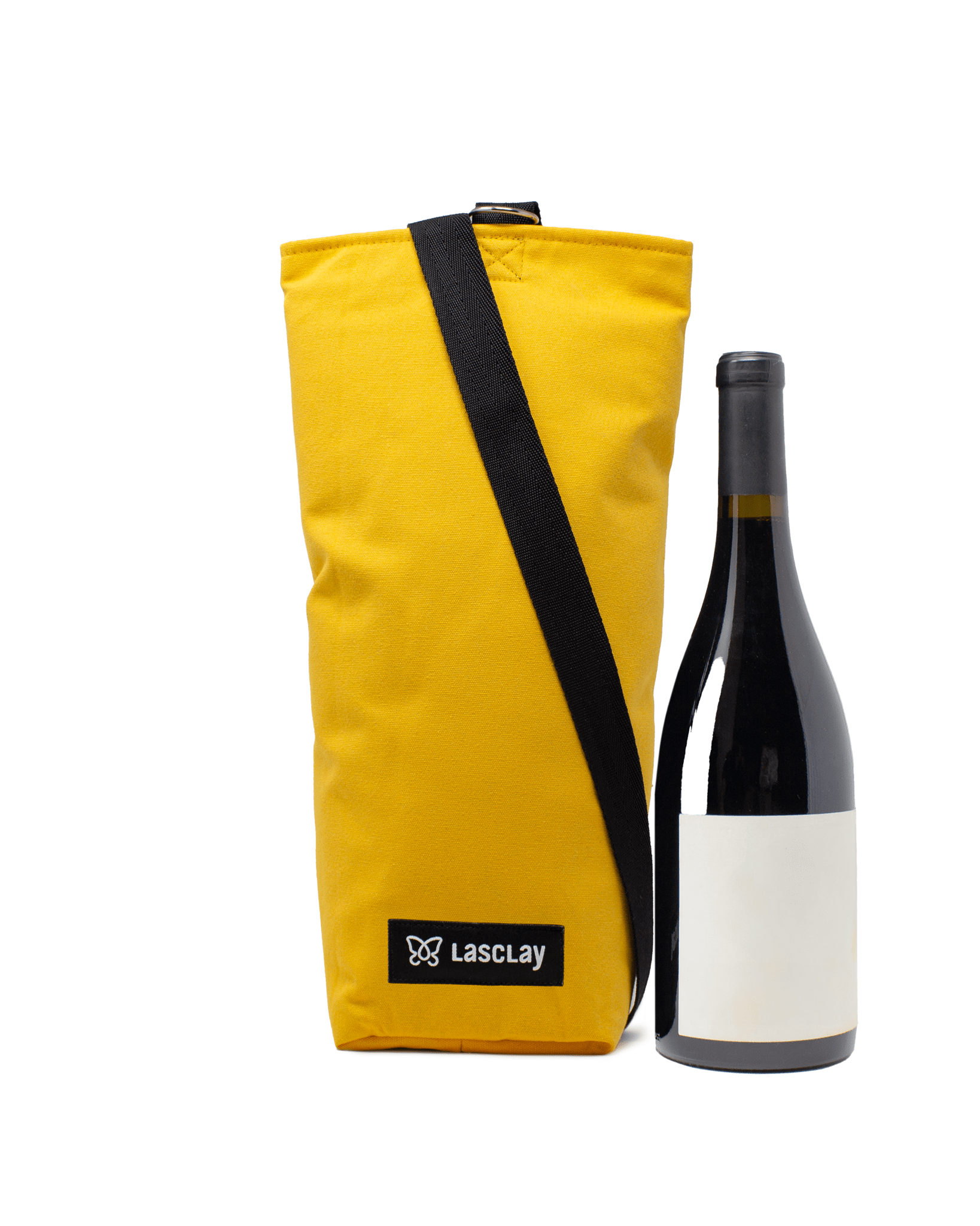 Sac à bouteille de vin isolé à l'asclépiade | Sac isotherme à vin | Lasclay - Les Trouvailles de JustineLasclayJaune