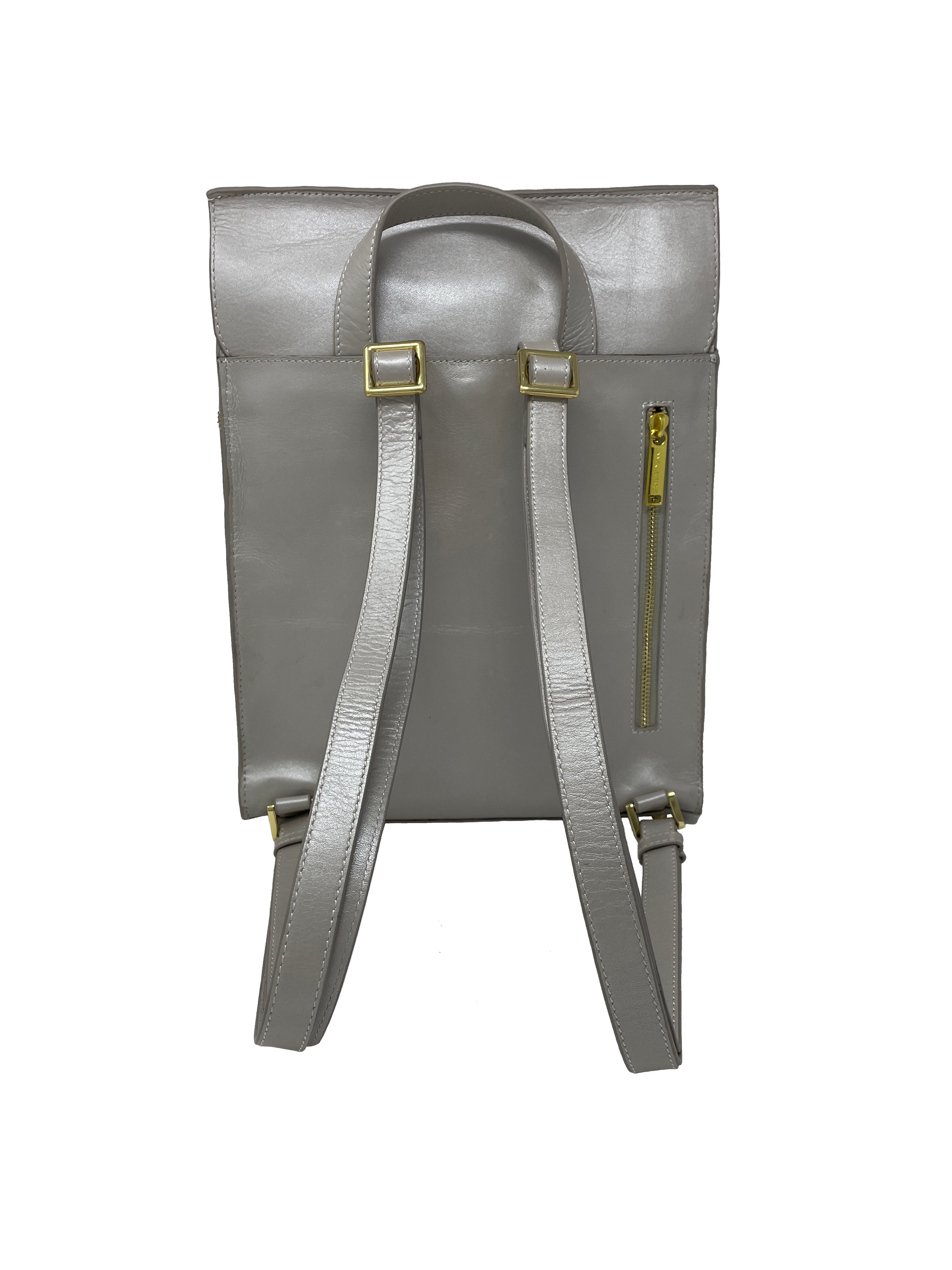 Sac à dos en cuir pleine fleur Antoinette | Sac ordinateur portable 13 po