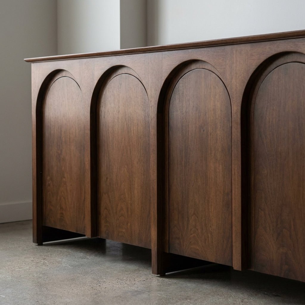 Saela Sideboard | Solid ash | Arched fronts | Handcrafted