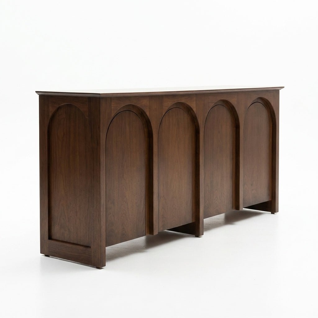 Saela Sideboard | Solid ash | Arched fronts | Handcrafted