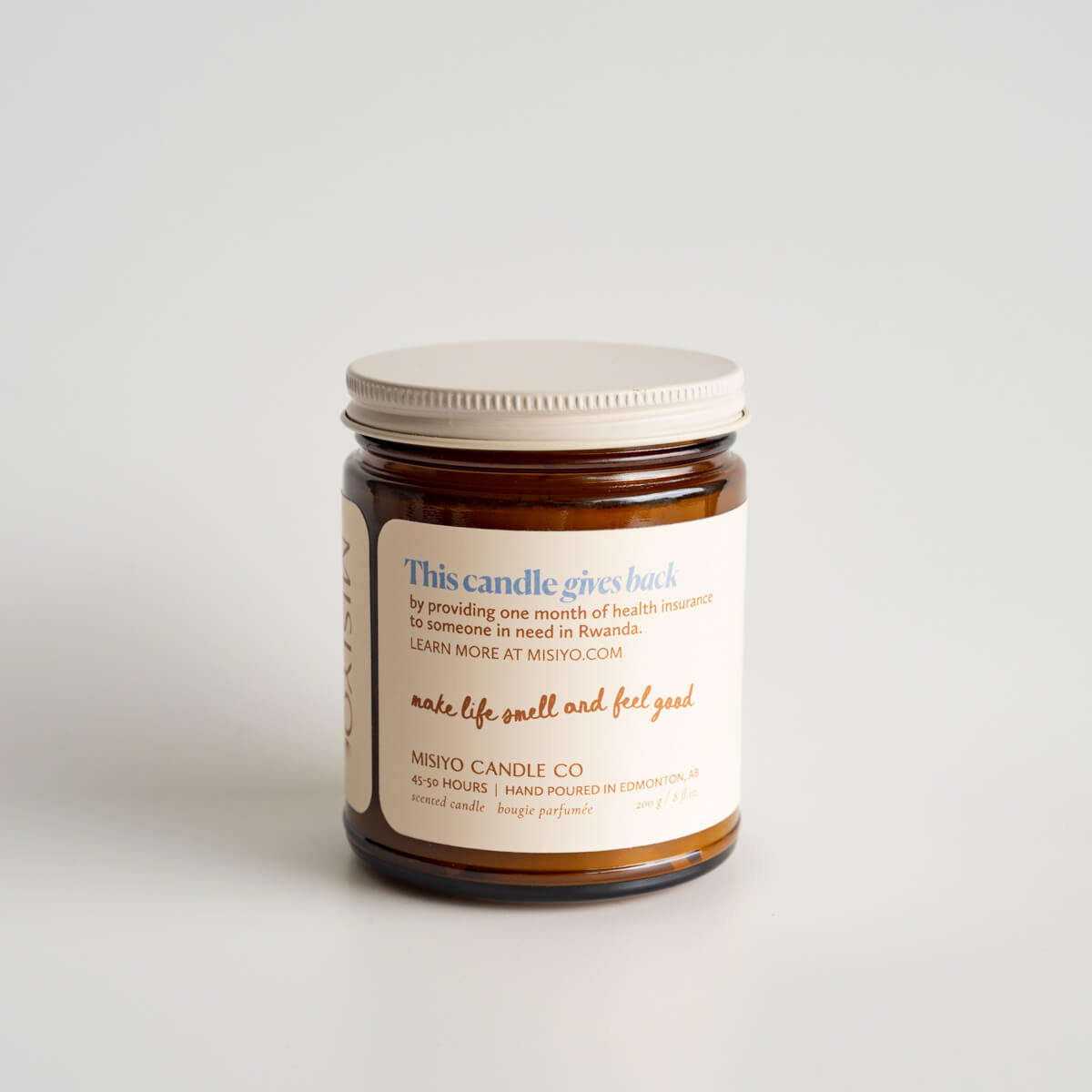 Bougie en pot Salt Spring + Vétiver