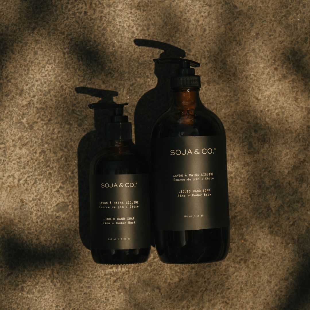 Savon à mains liquide 500 ml | Écorce de pin & cèdre | SOJA&CO