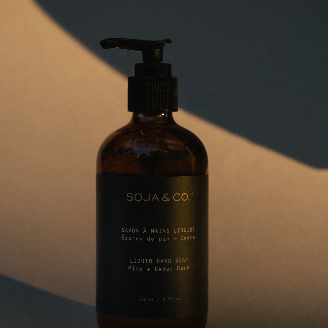 Savon à mains liquide 500 ml | Écorce de pin & cèdre | SOJA&CO