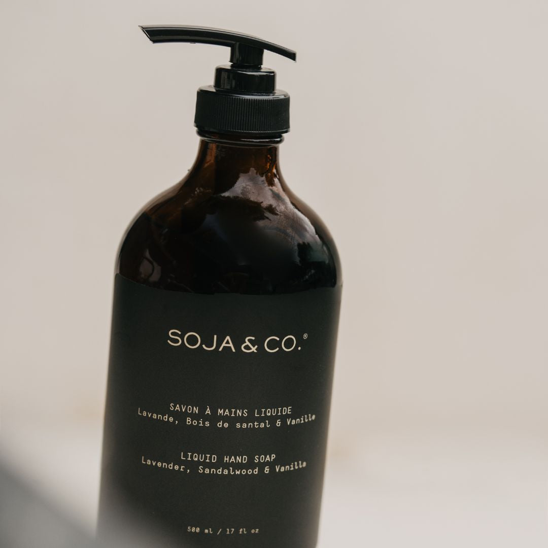 Savon à mains liquide 500 ml | Lavande, santal & vanille | SOJA&CO