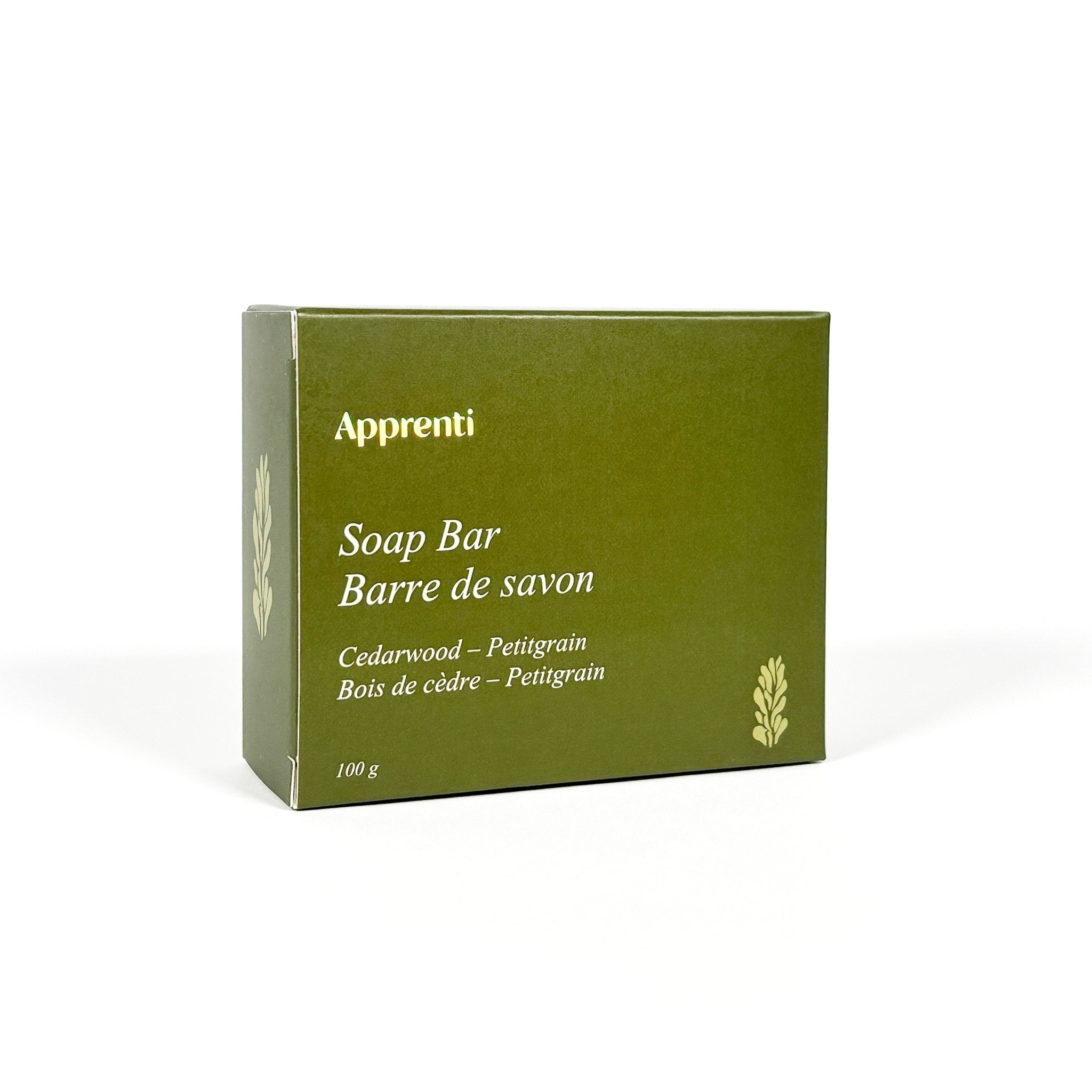 Savon Cèdre & Petitgrain | Fait à la main | Apprenti - Les Trouvailles de JustineBar SoapApprenti
