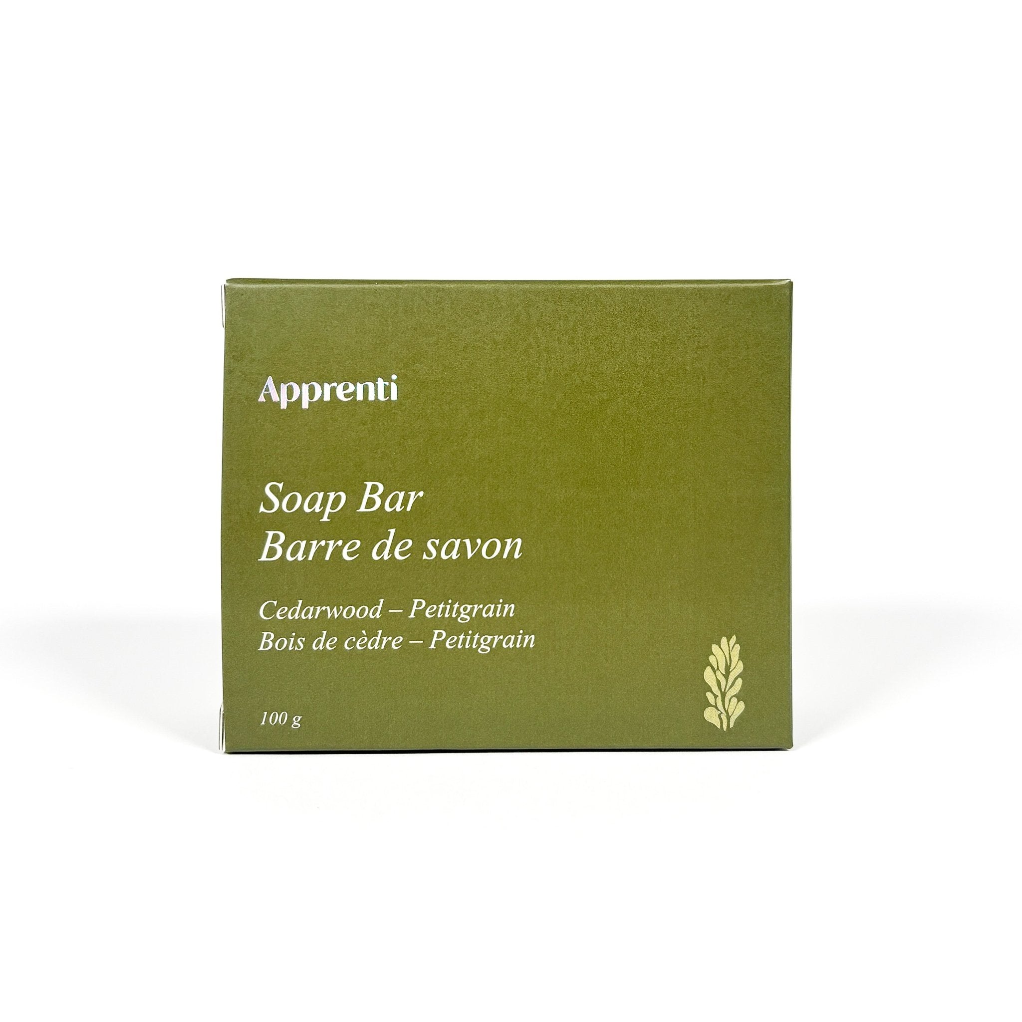 Savon Cèdre & Petitgrain | Fait à la main | Apprenti - Les Trouvailles de JustineBar SoapApprenti