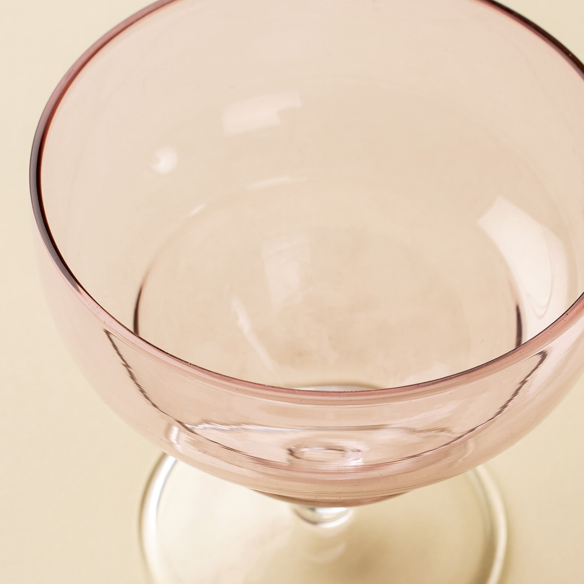 Savoy Coupe, Rose | Verre Sculptural | Fait à la main | Écoresponsable | Indaba - Les Trouvailles de JustineIndaba Home