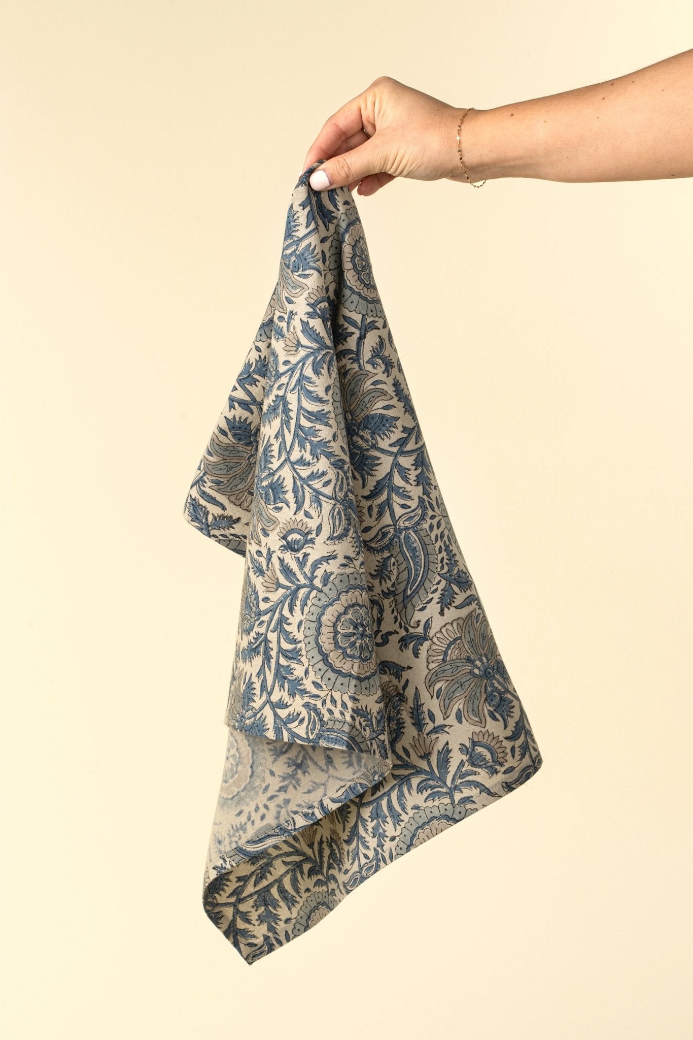Serviettes de table Capri | Lot de 2 | Fait à la main | Coton naturel | Indaba - Les Trouvailles de JustineIndaba Home