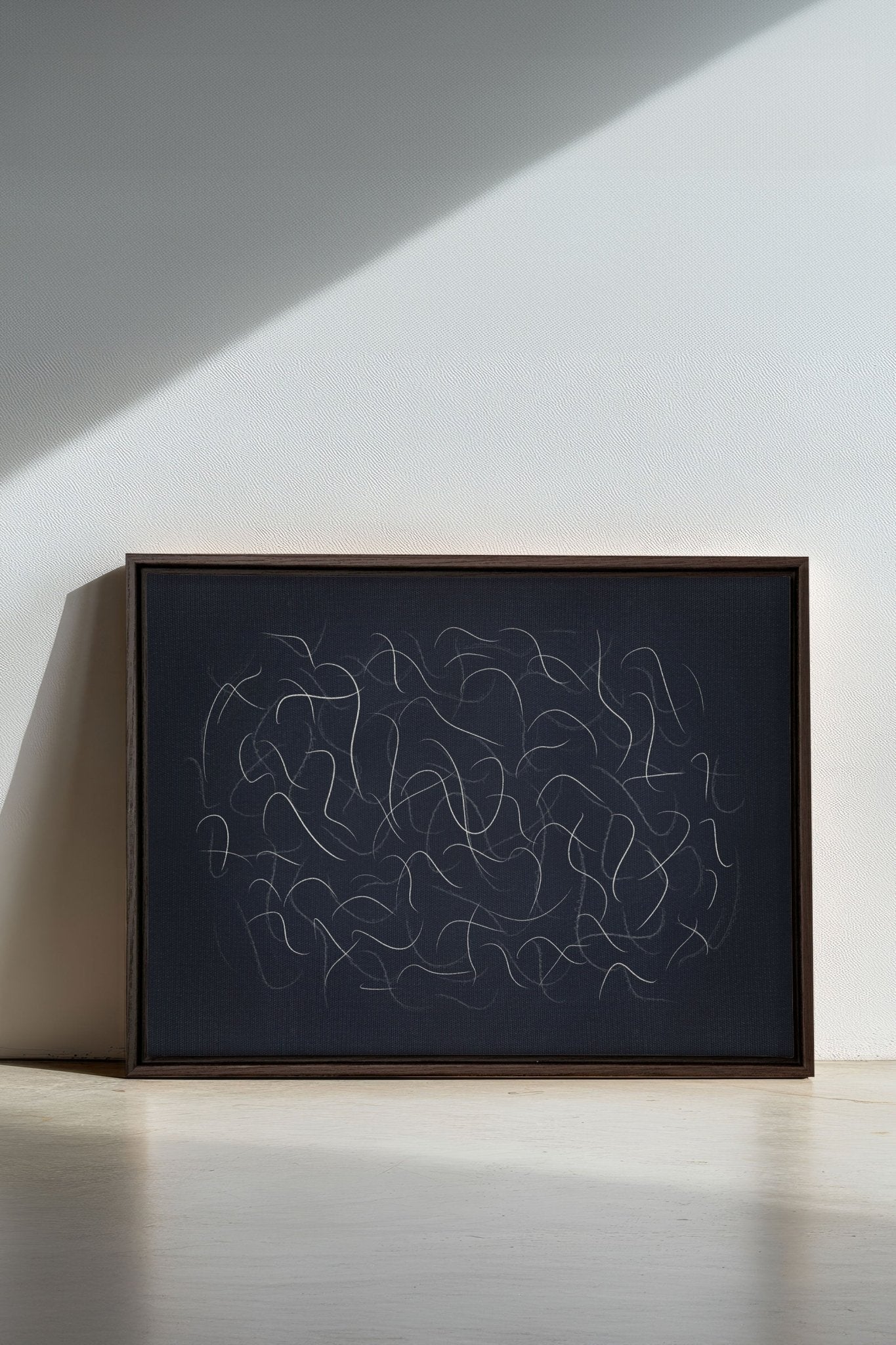 Shadow, Oeuvre sur toile étirée - Les Trouvailles de JustinecanvasOleka Canvas16x12Espresso