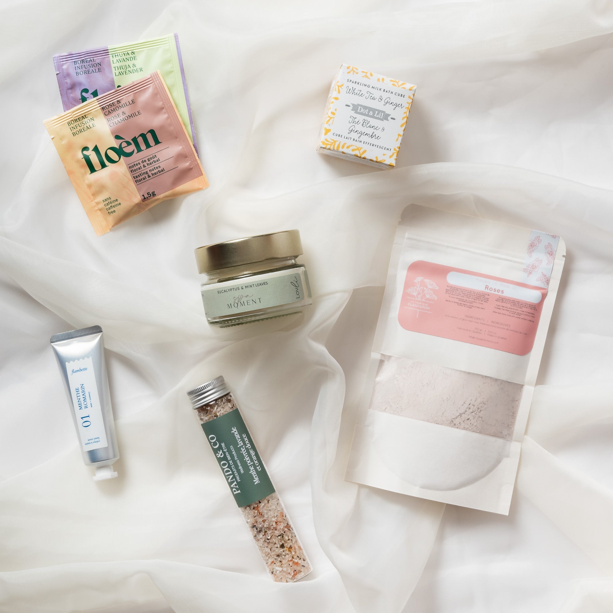 Coffret Spa maison | Ensemble détente et bien-être | Fabriqué au Québec