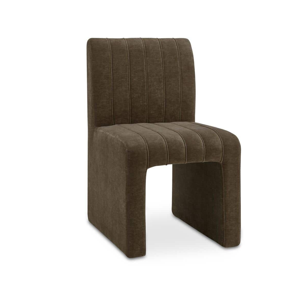 Chaise de salle à manger Sloane | Vert cèdre | Tissu haute performance