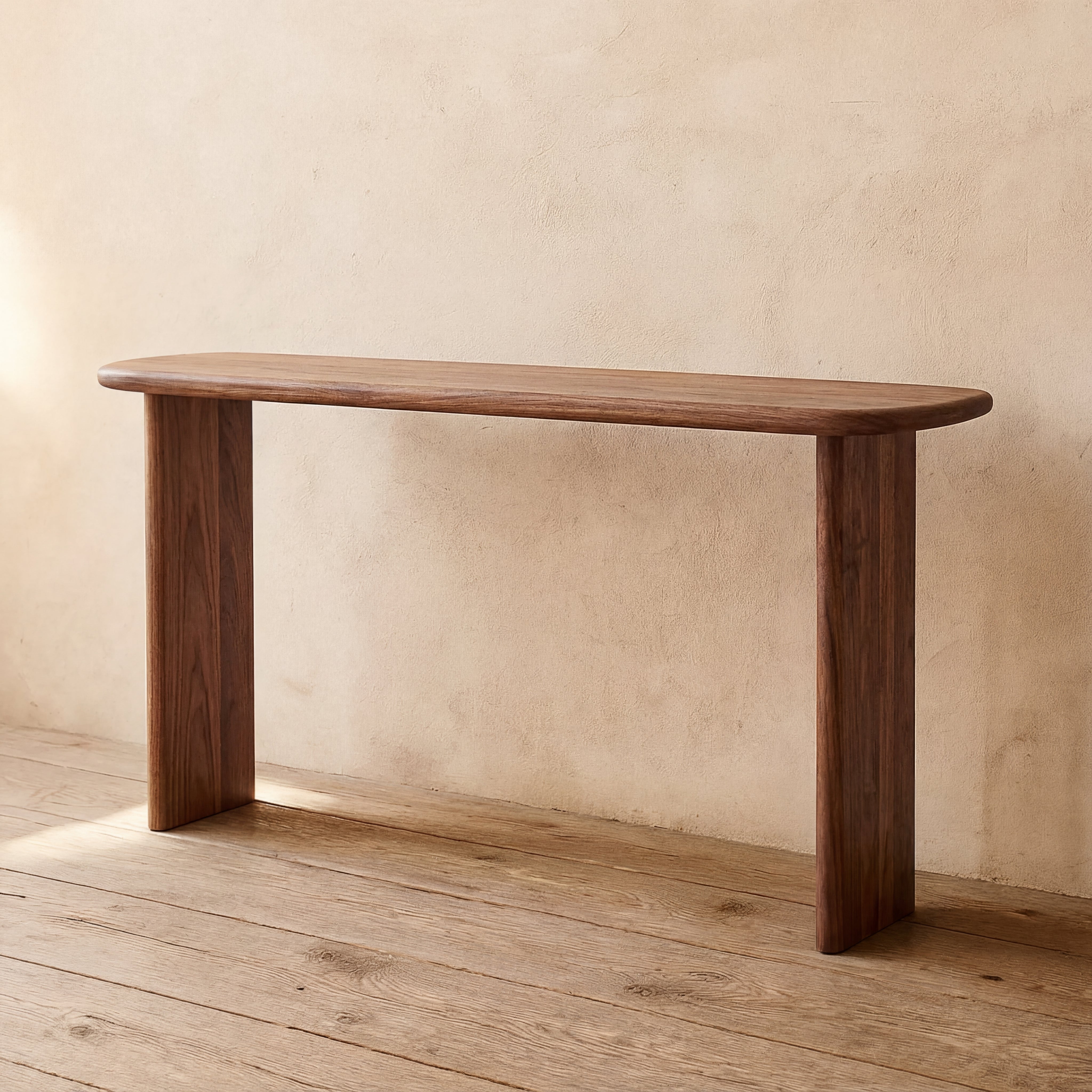 Table console 60 po en noyer | Fait à la main par Omba