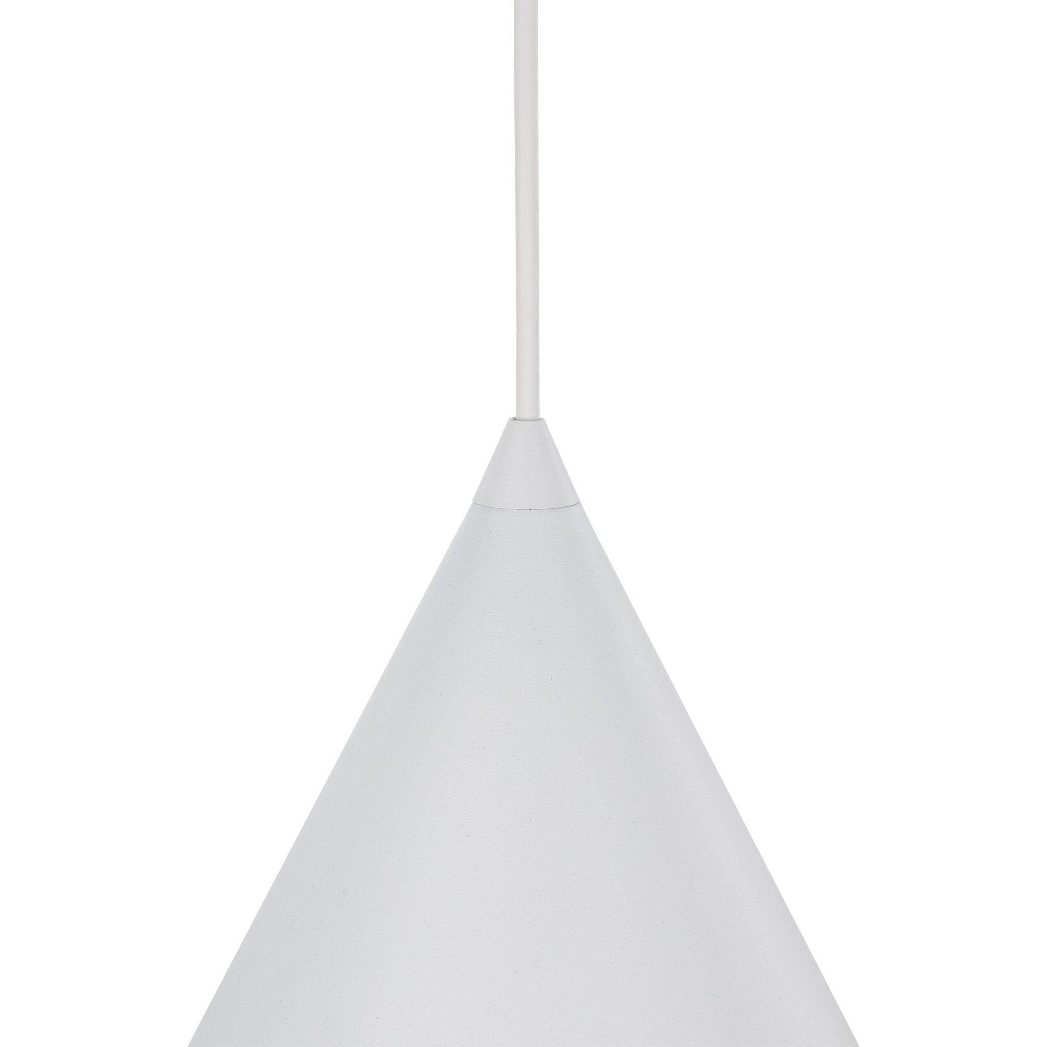 Suspension CONO | Format Moyen | 1 lumière | Métal peint | Design moderne minimaliste | Luminaire contemporain - Les Trouvailles de JustineLumoCraftsBlack