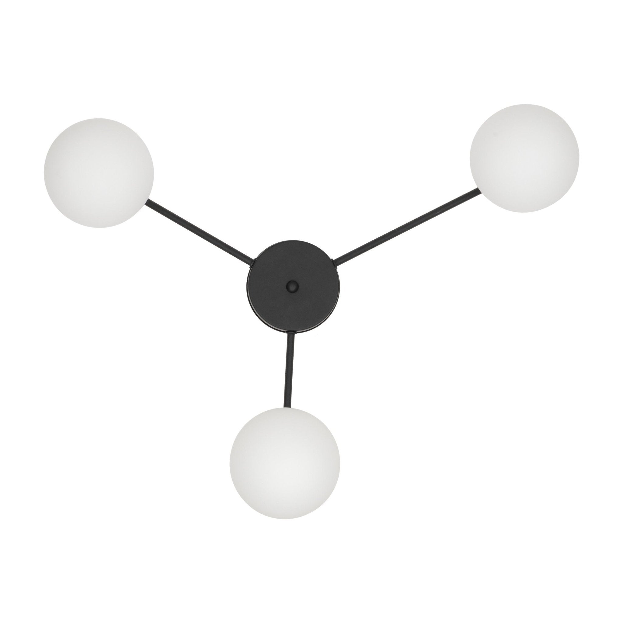 Suspension plafonnier ELTON | 3 lumières | Style scandinave | Abat - jour blanc opale | Design moderne - Les Trouvailles de JustineLumoCrafts