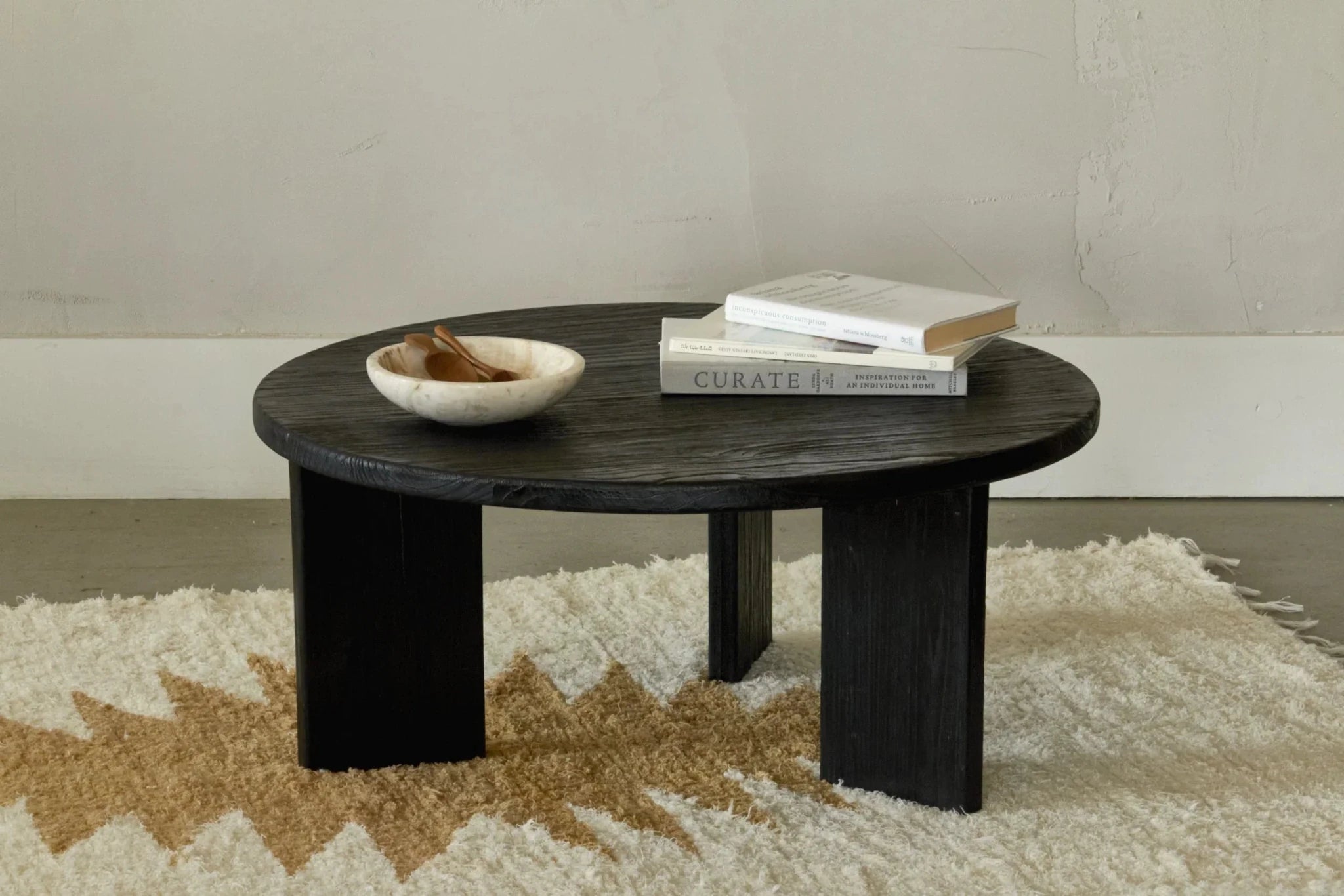 Table Basse Toscane en Bois de Sungkai Indonésien | Noir ou Naturel - Les Trouvailles de JustineTables bassesCRUSOËNoir