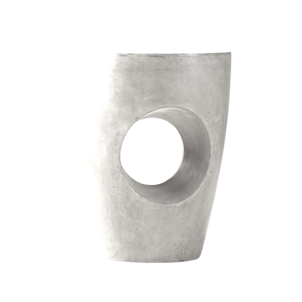 Table d’appoint Olivia Terrazzo | Ciment, Noir ou Blanc - Les Trouvailles de JustineartiplantoWhite Terrazzo