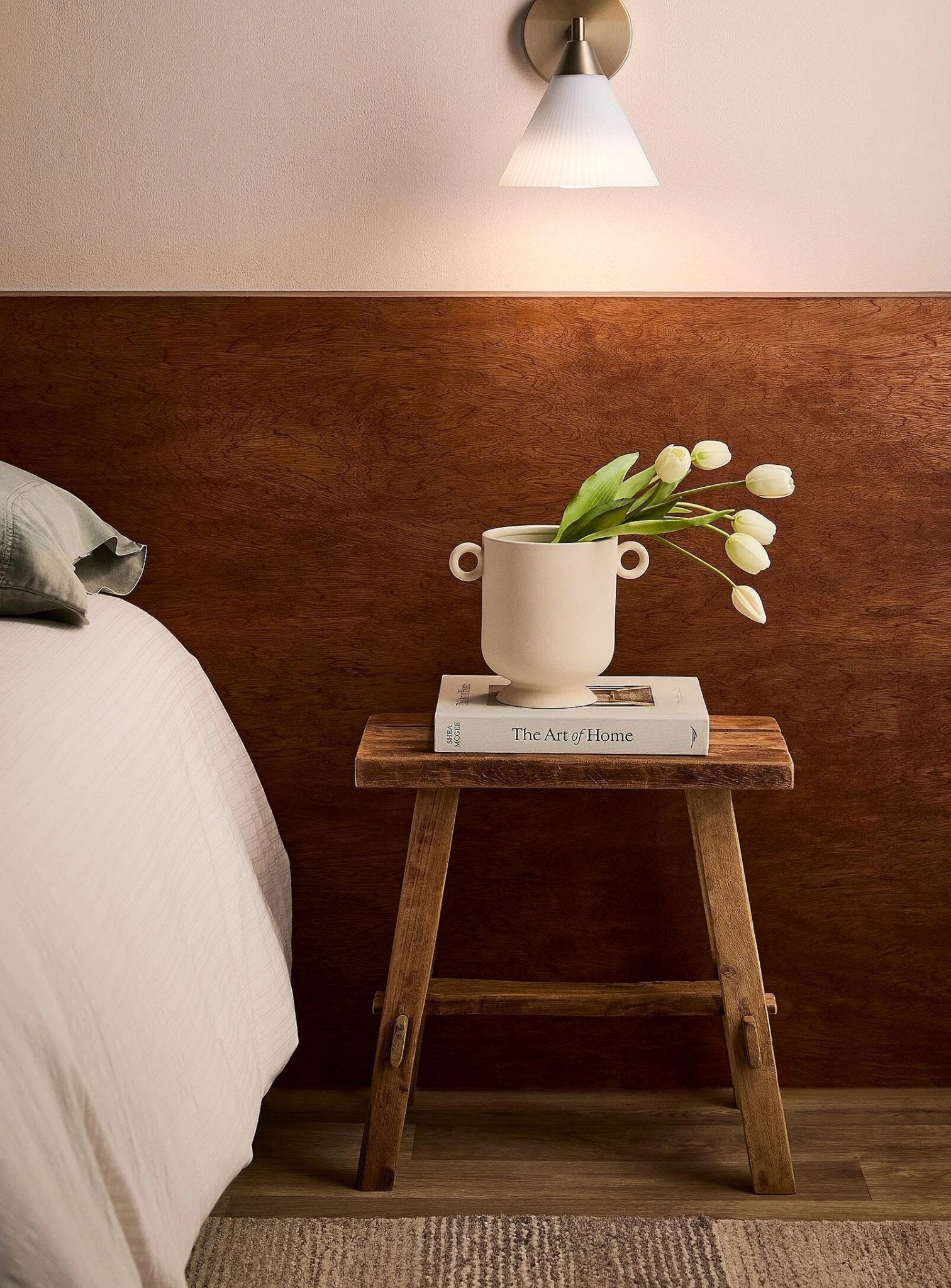 Tabouret vintage en teck - Les Trouvailles de JustineTabouretsCRUSOË