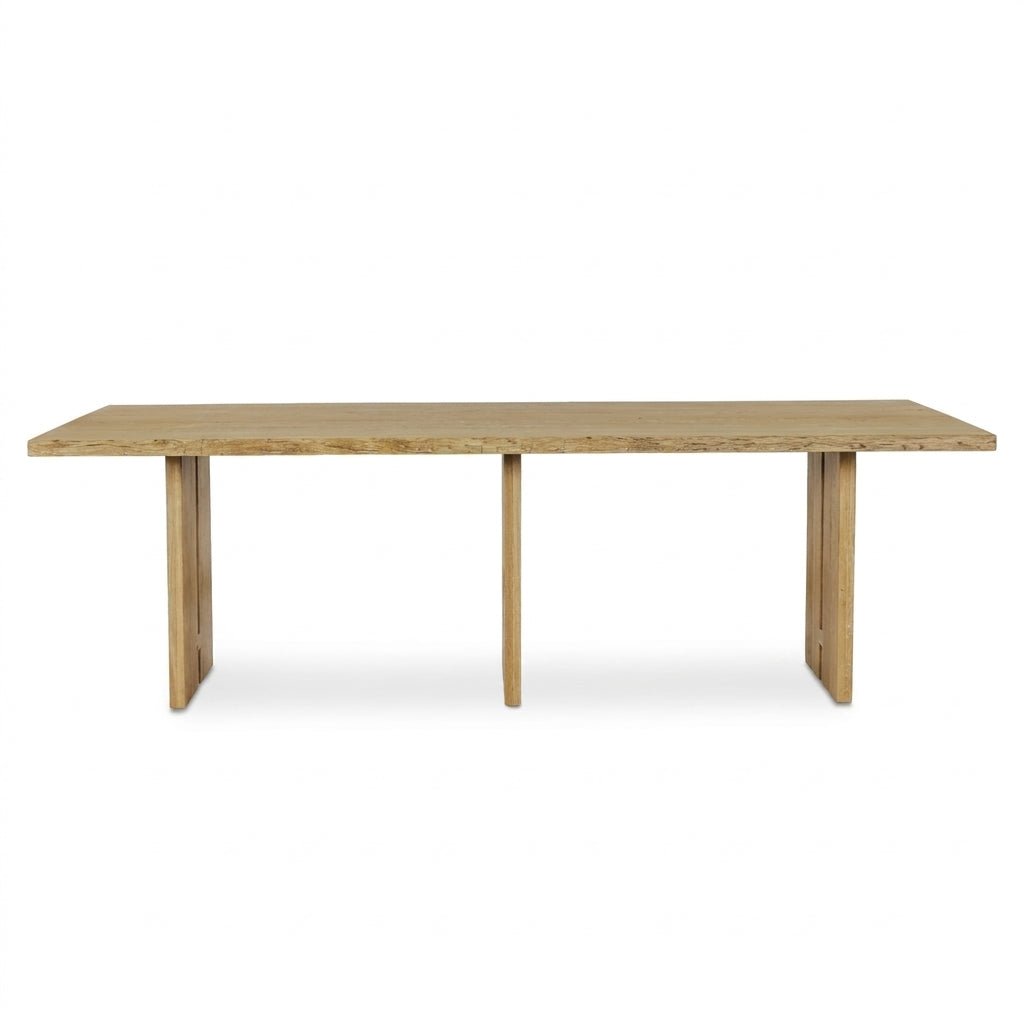 Table de salle à manger Tamsin | Chêne massif | Bord naturel | 8 places