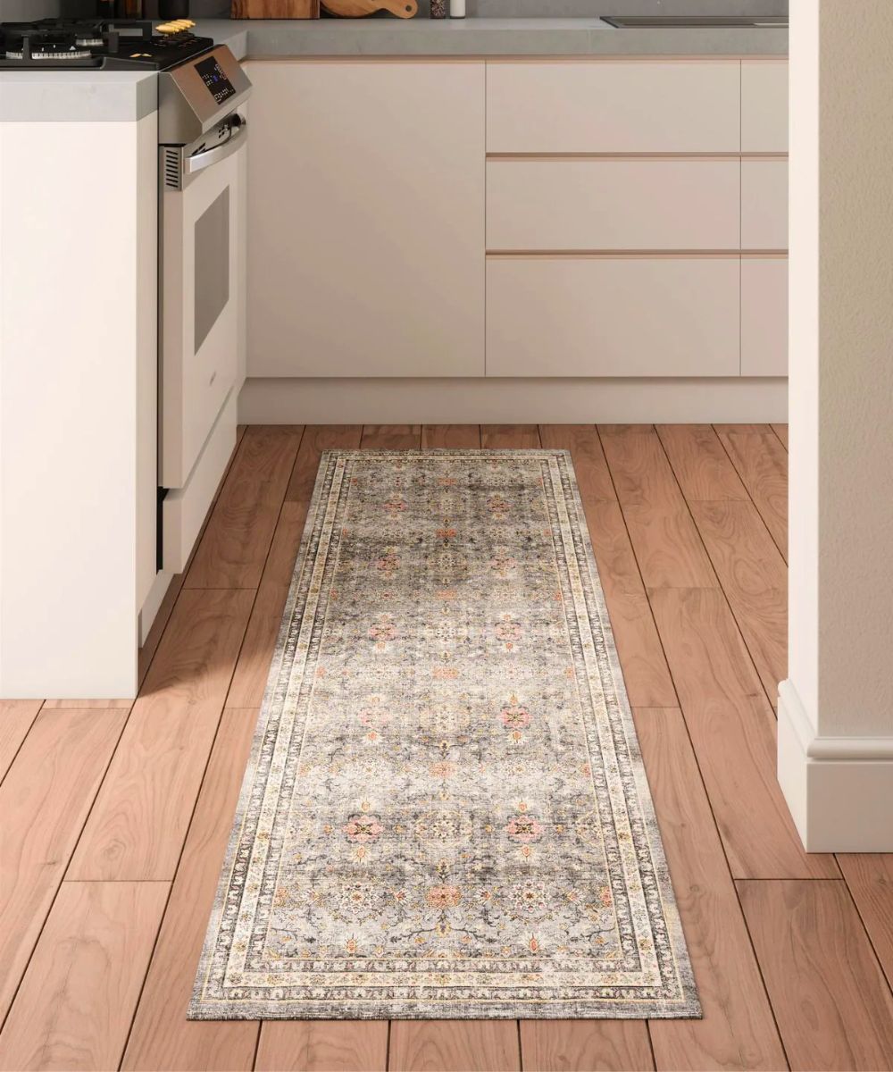 Tapis Anais – Lavande Rose - Les Trouvailles de JustinerugsartiplantoMachine Washable2.5'x7'