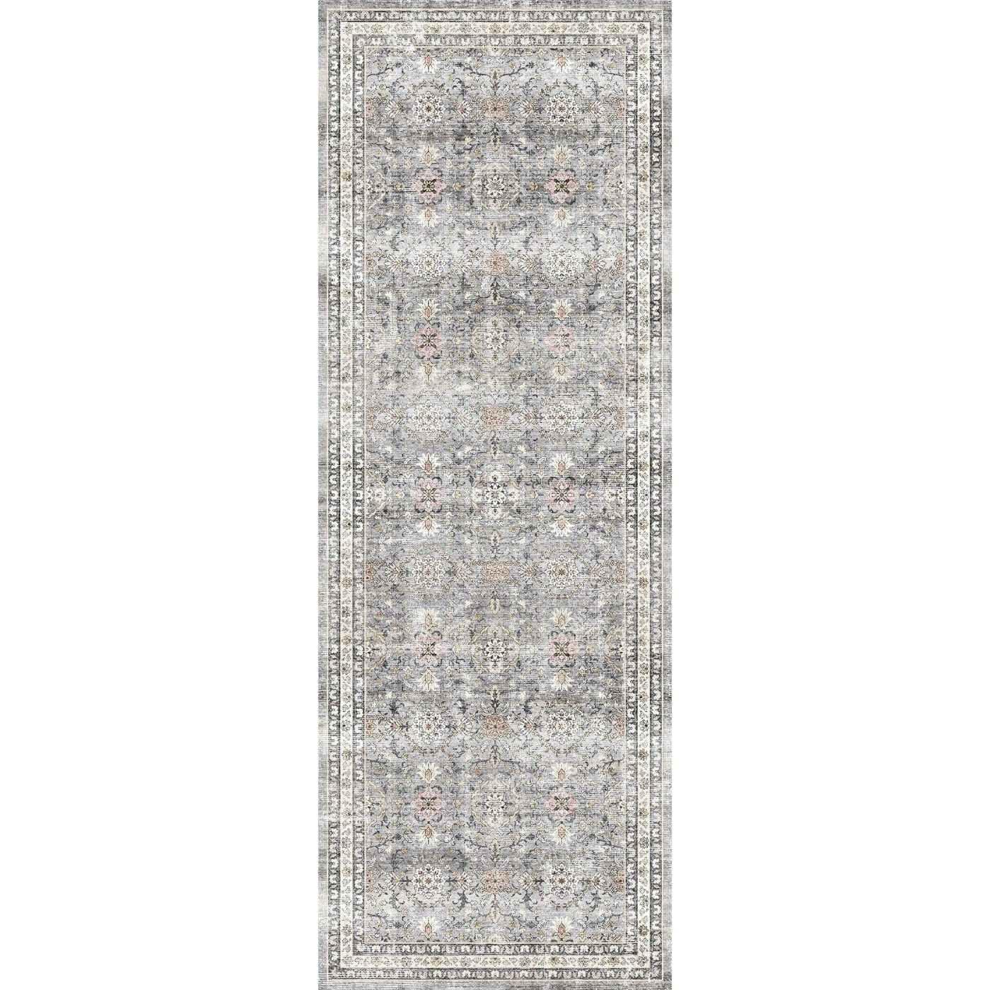 Tapis Anais – Lavande Rose - Les Trouvailles de JustinerugsartiplantoMachine Washable2.5'x7'