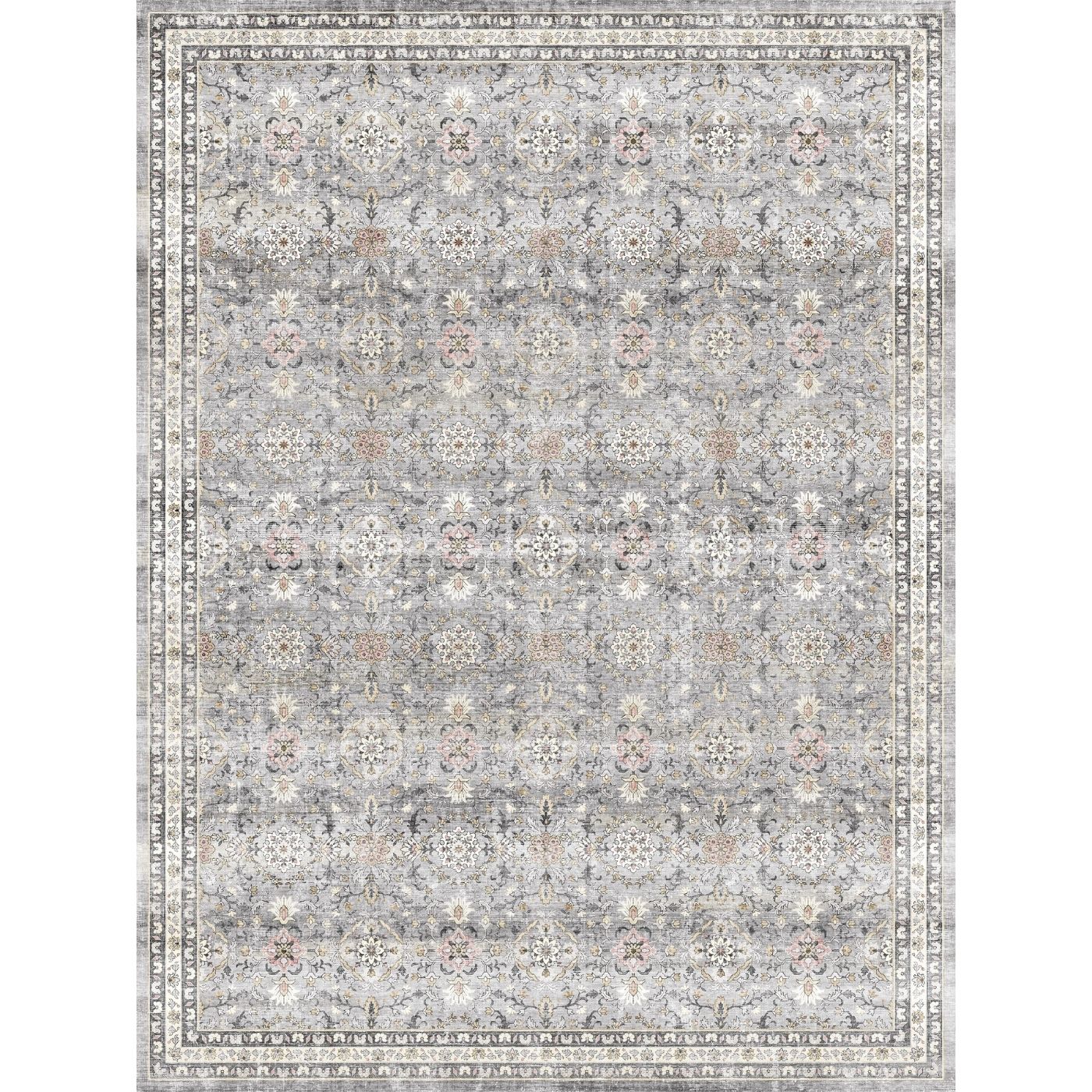 Tapis Anais – Lavande Rose - Les Trouvailles de JustinerugsartiplantoMachine Washable9’x12’
